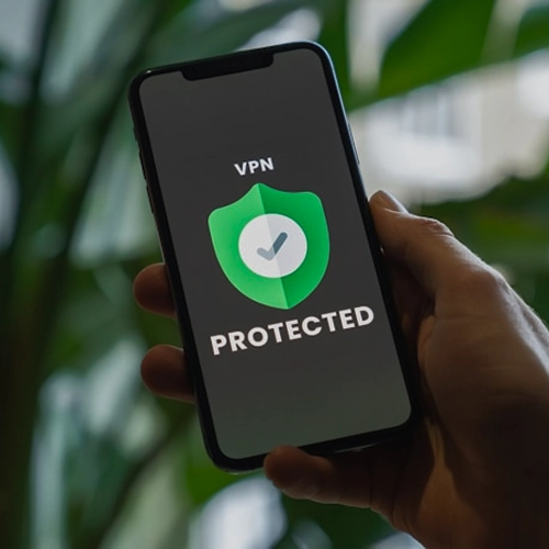 telefono mostrando icono de seguridad