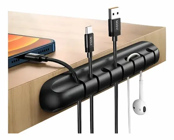 Organizador de cables para escritorio gadget organizador