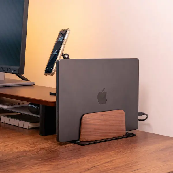 Soporte vertical para laptop gadget para oficina