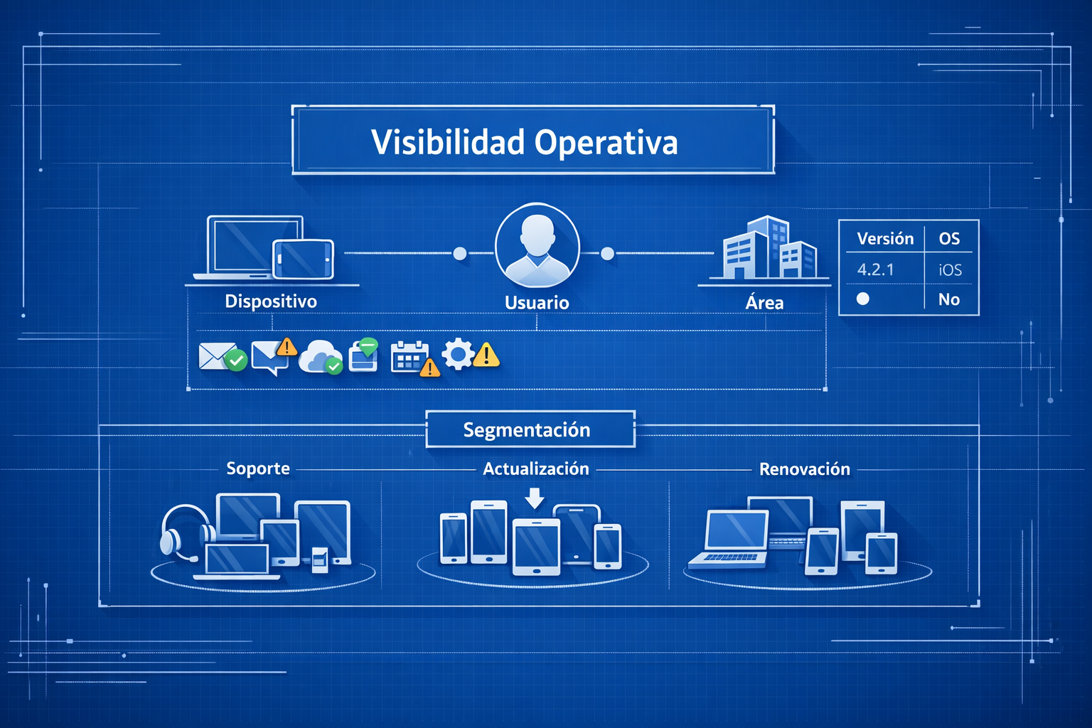 Aplicaciones empresariales en dispositivos