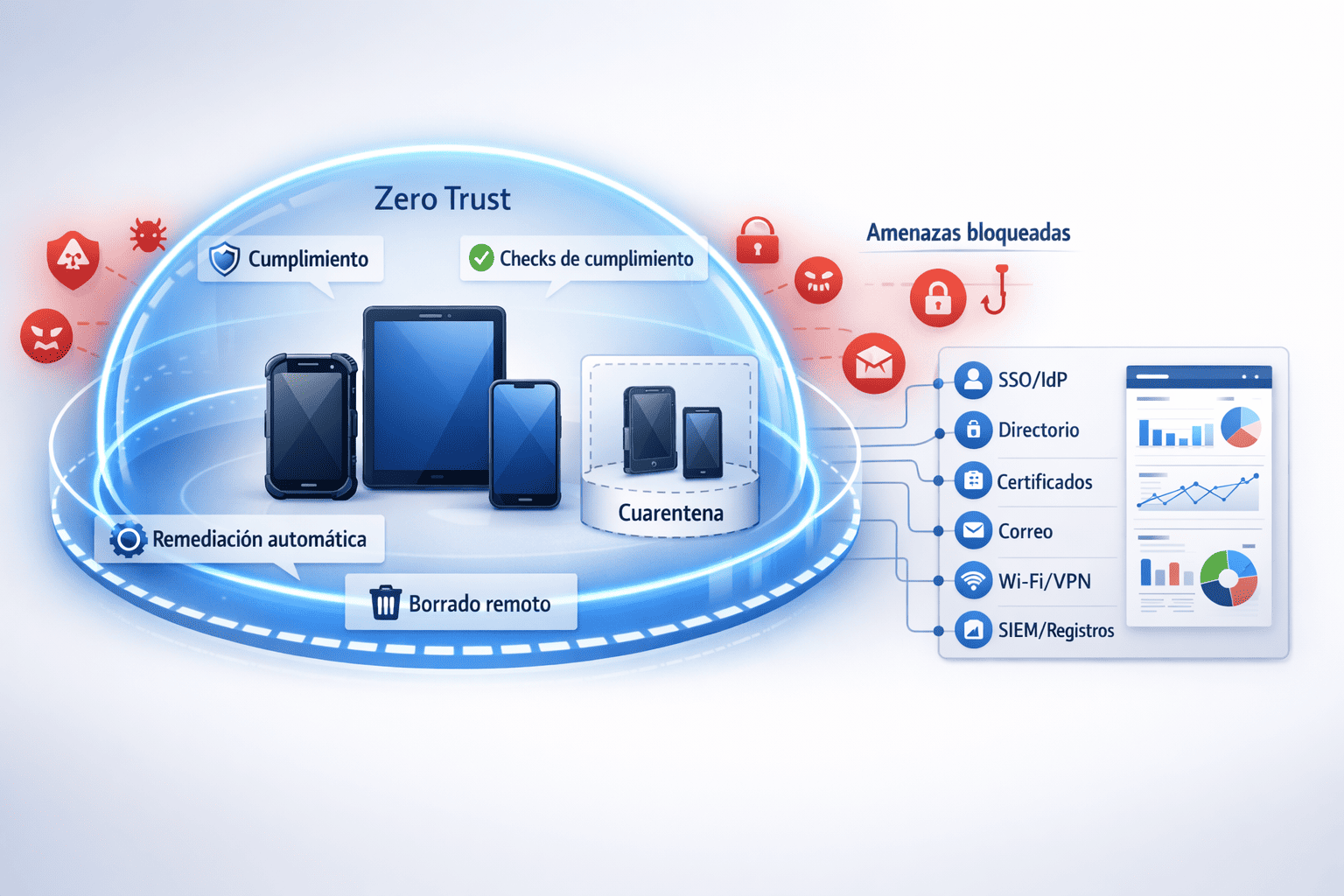 Aplicaciones empresariales en dispositivos