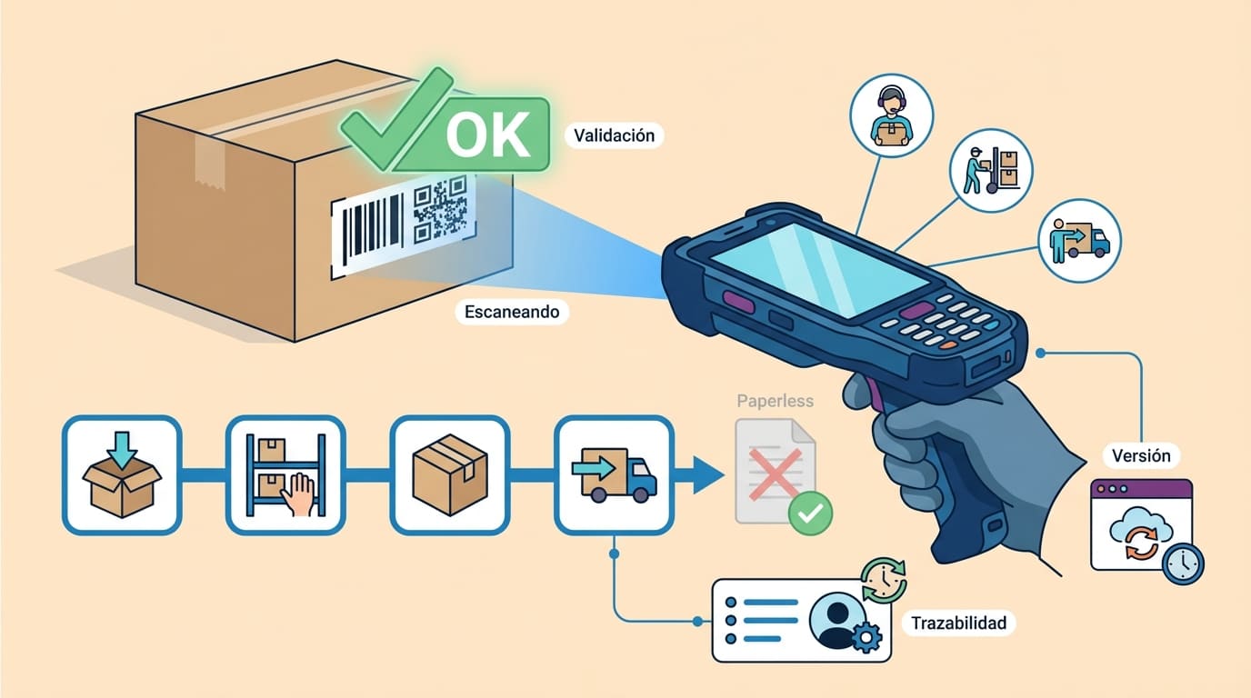 Pantallas de configuración y consola