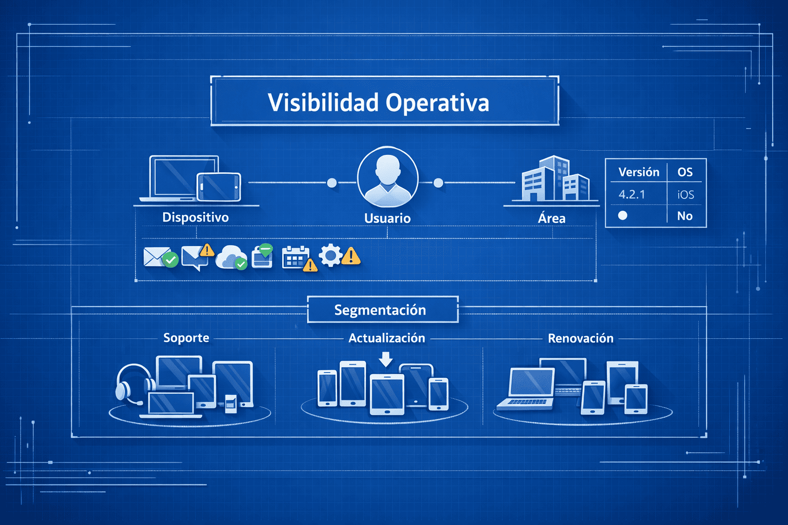 Aplicaciones empresariales en dispositivos